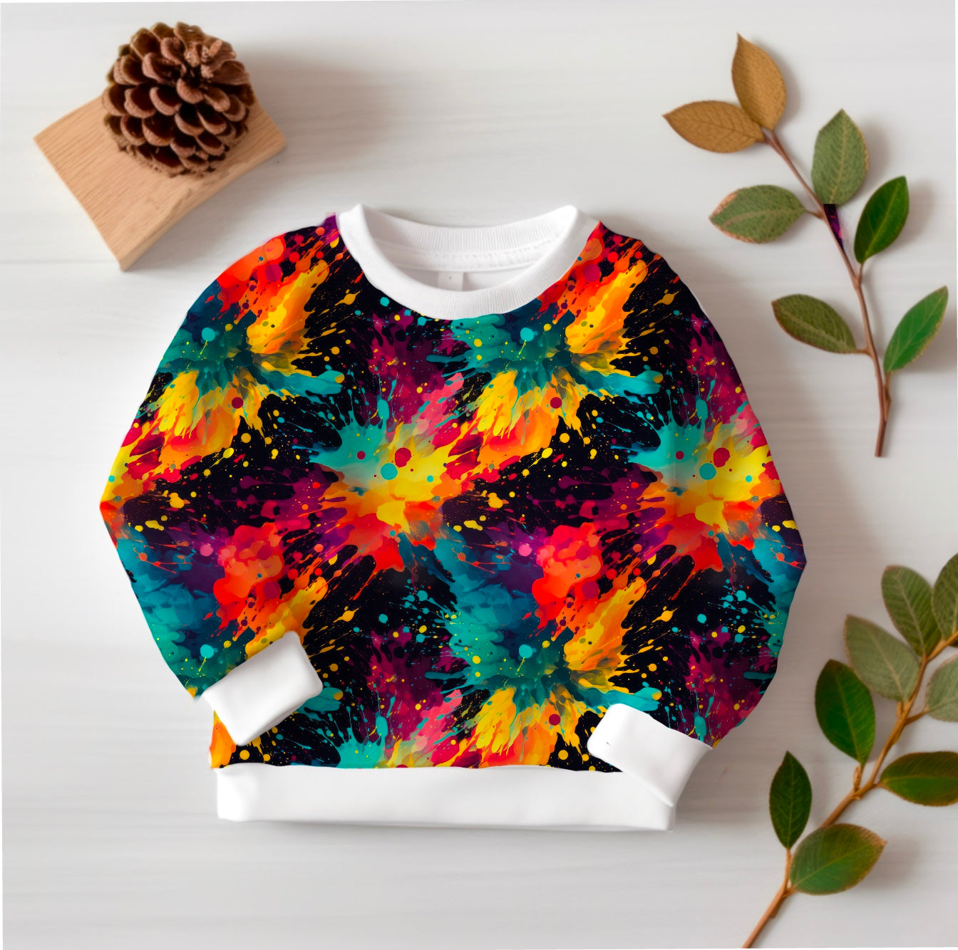 Neon Fleck Stoff Neue Vorbestellung